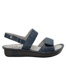 Load image into Gallery viewer, Verona Basketry Navy Sandal