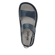 Load image into Gallery viewer, Verona Basketry Navy Sandal