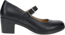Load image into Gallery viewer, Marybeth Black Leather Mary Jane