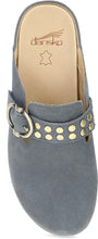 Load image into Gallery viewer, Branson Dusty Blue Suede Clog