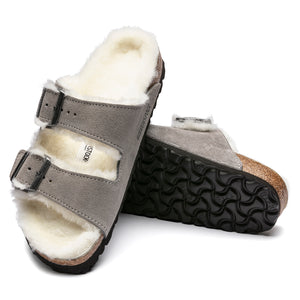 Arizona Shearling Stone Coin Suede Leather