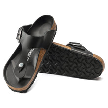 Load image into Gallery viewer, Gizeh Big Buckle Smooth Leather Footbed Black Leather