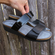 Load image into Gallery viewer, ALTHEA BLACK SANDAL