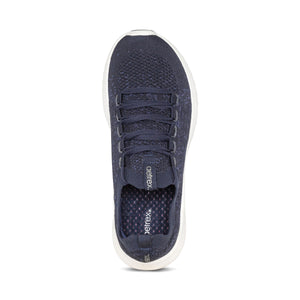 CARLY NAVY LACE-UP