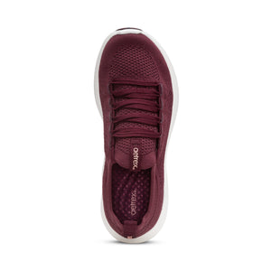 CARLY BURGUNDY LACE-UP