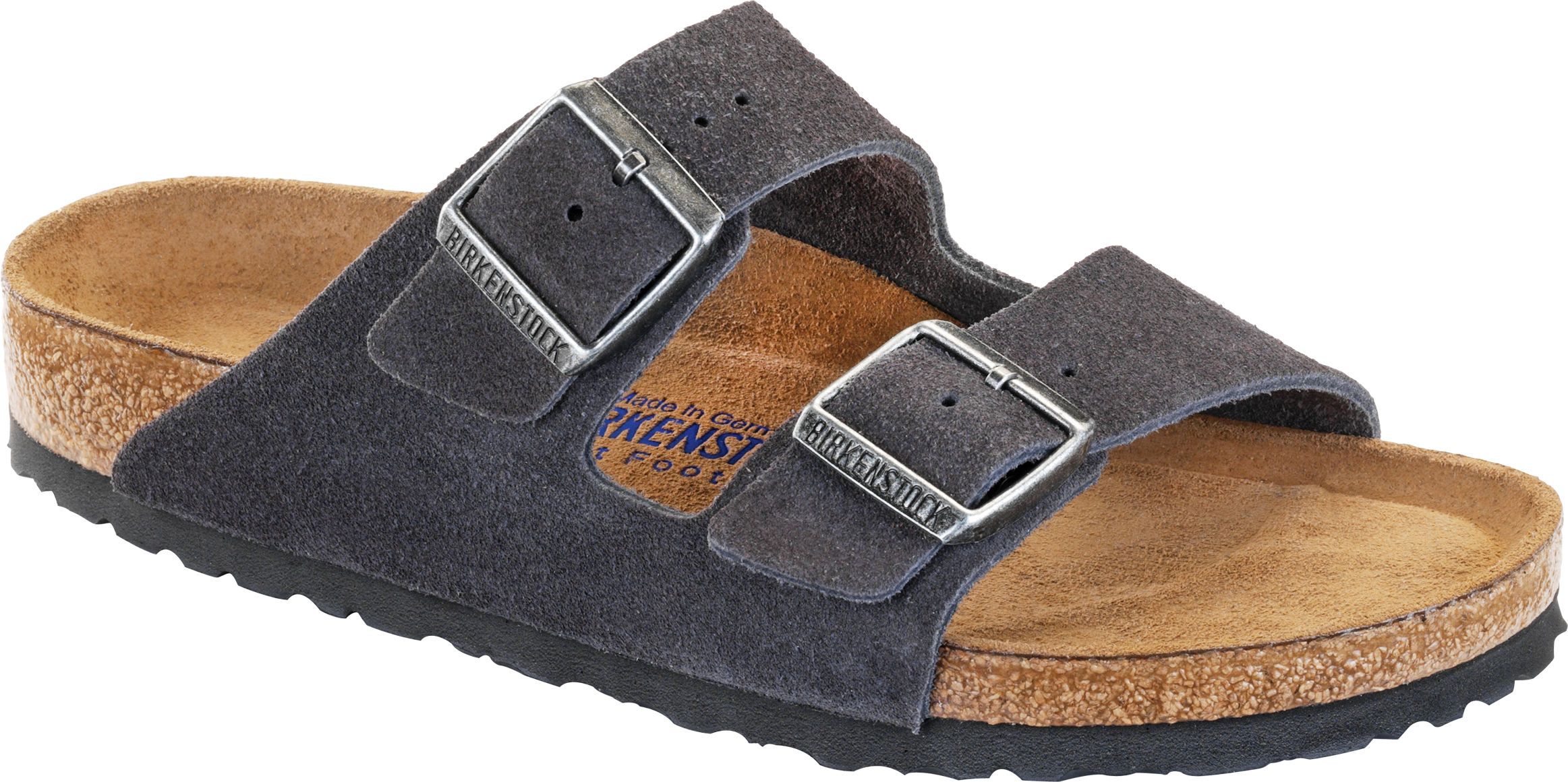 Arizona Soft Footbed Velvet Grey Suede – ValU Shoe