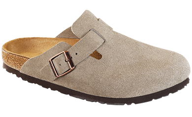 Boston Soft Footbed Taupe Suede