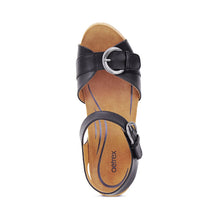 Load image into Gallery viewer, TORY BLACK SANDAL