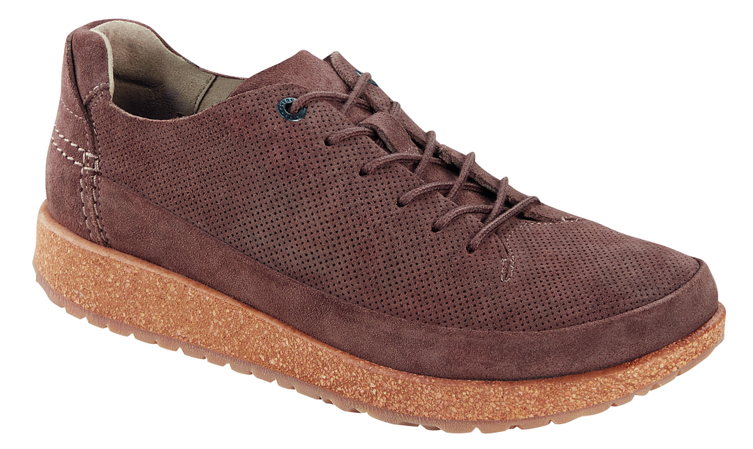 Honnef Light Men's Grey Taupe Suede Leather