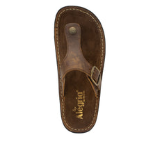 Load image into Gallery viewer, VELLA OILED BROWN SANDAL