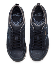 Load image into Gallery viewer, Paisley Navy Milled Nubuck