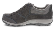 Load image into Gallery viewer, Paisley Grey/Blue Suede
